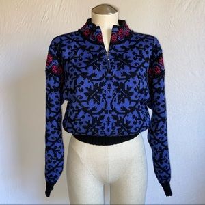 vintage ski sweater✨